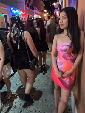 Strapless Pink Floral Mini Dress
